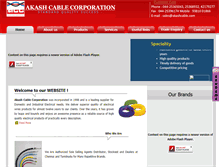Tablet Screenshot of akashcable.com